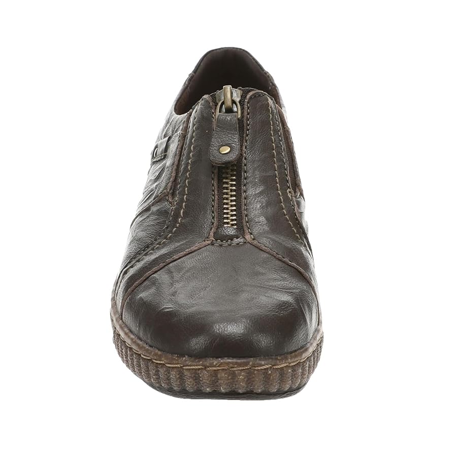Amazon.com | Clarks Unisex Magnolia Zip Sneaker, Dark Brown